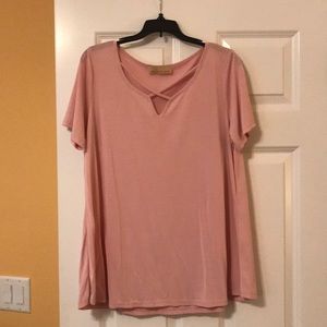 Pink blouse from Lizard Thicket!